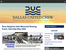 Tablet Screenshot of dallasunitedcrew.org